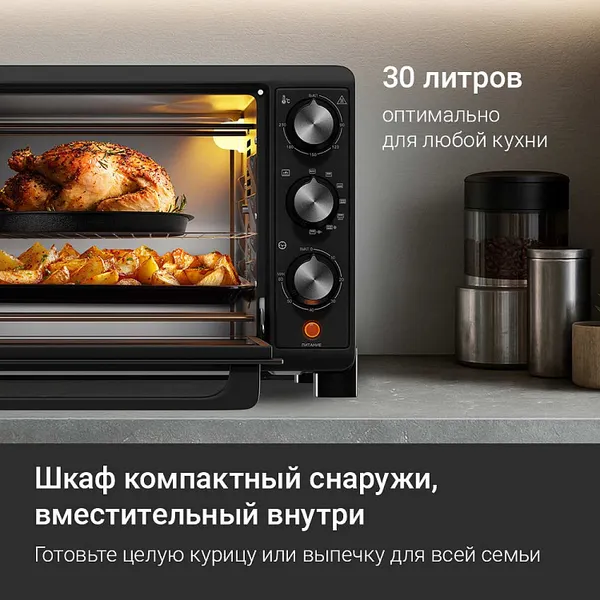 Изображение товара Ростер Redmond OV2101 (черный)