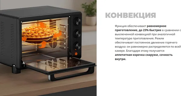 Изображение товара Ростер Redmond OV2101 (черный)
