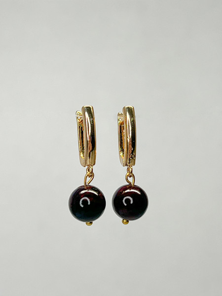 Изображение товара Серьги Wolves Гранат Позолота 1789