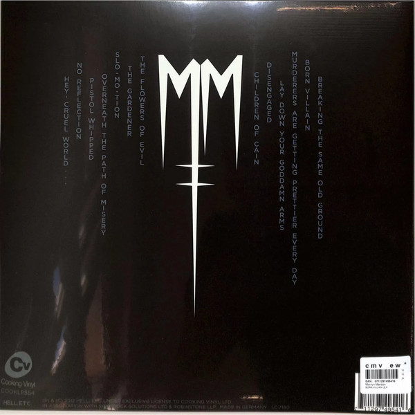 Изображение товара Виниловая пластинка Cooking Vinyl Marilyn Manson - Born Villain