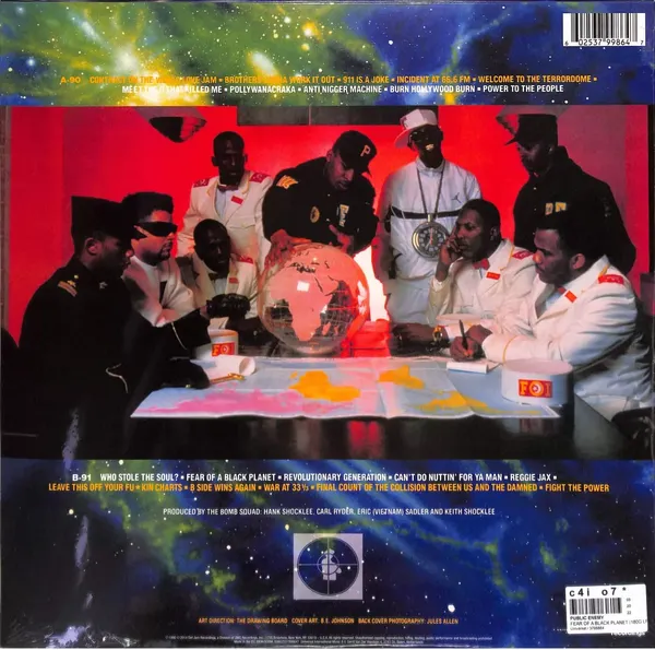 Изображение товара Виниловая пластинка Def Jam Recordings Public Enemy - Fear Of A Black Planet