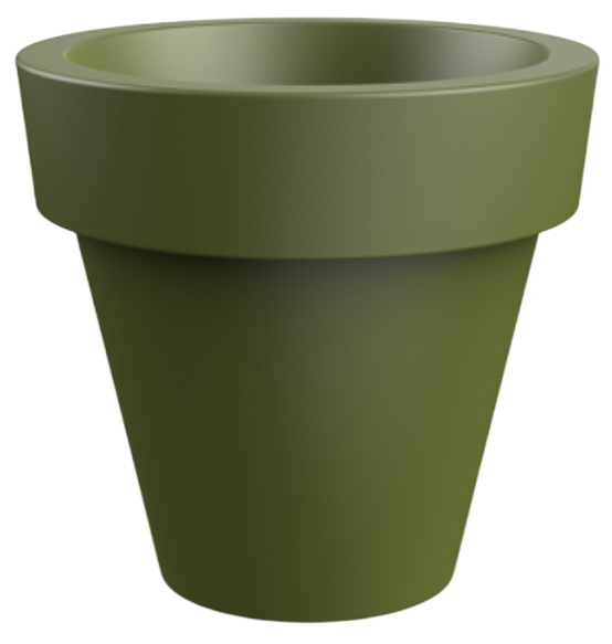 Изображение товара Кашпо БЕРКАНО Classic 75 / 220_057_23V (Olive Green)