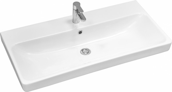 Изображение товара Тумба с умывальником Onika Айленд 90 109032 + Santek Адриана 90 1WH501629