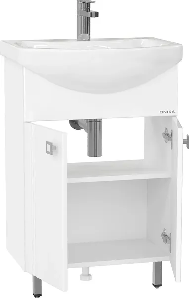 Изображение товара Тумба с умывальником Onika Лига 55.11 105554 + Santek Балтика 55 1WH501702