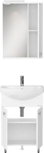 Изображение товара Тумба с умывальником Onika Лига 55.11 105554 + Santek Балтика 55 1WH501702