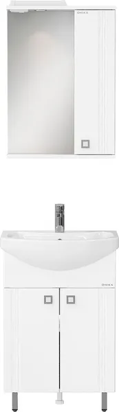 Изображение товара Тумба с умывальником Onika Лига 55.11 105554 + Santek Балтика 55 1WH501702