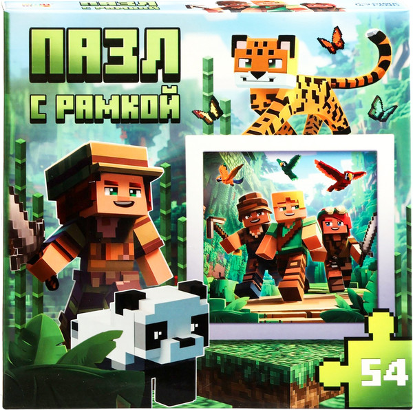Изображение товара Пазл Puzzle Time Мир пикселей / 10838134 (54эл)