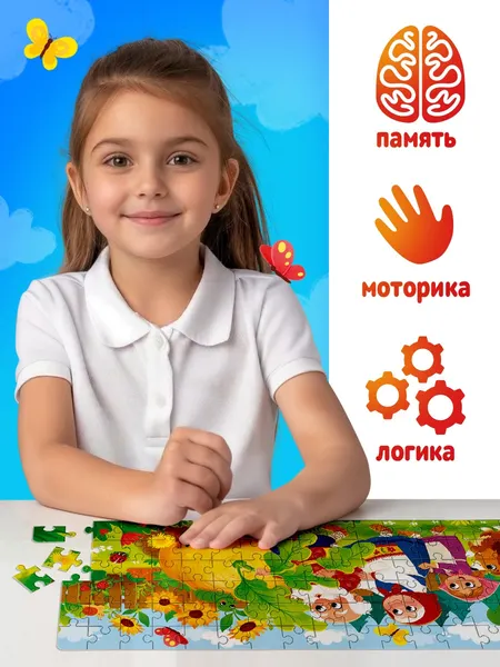 Изображение товара Пазл Puzzle Time Репка / 10963553 (120эл)