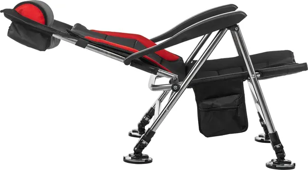 Изображение товара Комплект складной мебели Coyote Стол HYT003 50x80см + Кресло HYK001 (2шт, черный/красный)