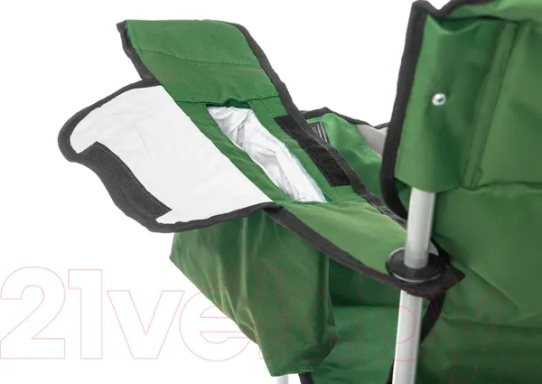 Изображение товара Комплект складной мебели Coyote Стол HYT003 50x80см + Кресло HKC-1003B (4шт, зеленый/черный)