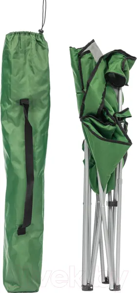 Изображение товара Комплект складной мебели Coyote Стол HYT003 50x80см + Кресло HKC-1003B (4шт, зеленый/черный)