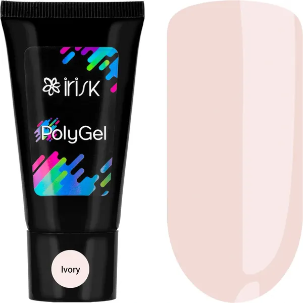 Изображение товара Моделирующий гель для ногтей IRISK PolyGel тон 08 Ivory (30г, в тубе)