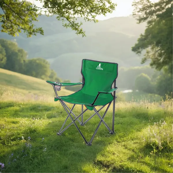 Изображение товара Комплект складной мебели Coyote Стол HYT003 50x80см + Кресло HKC-1001A (2шт, зеленый)