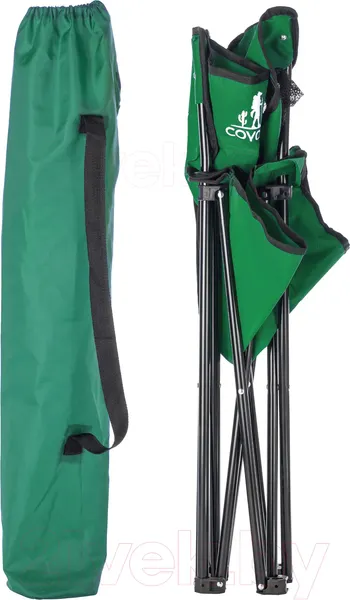 Изображение товара Комплект складной мебели Coyote Стол HYT003 50x80см + Кресло HKC-1001A (4шт, зеленый)