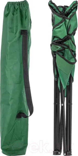 Изображение товара Комплект складной мебели Coyote Стол HYT003 50x80см + Кресло Sundays ZC-CC005 (2шт, темно-зеленый)