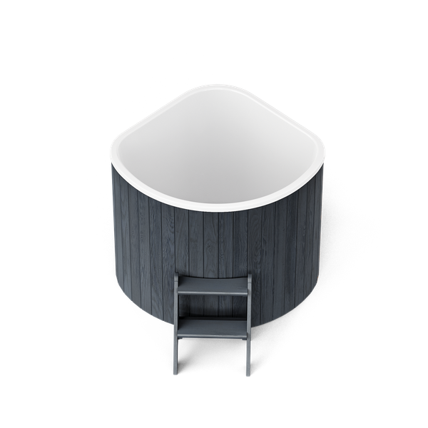 Изображение товара Купель Polarspa Corner термососна 130 (графит)