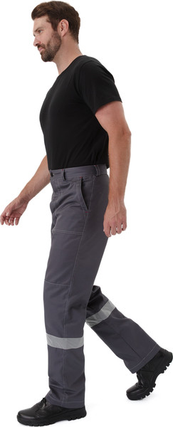 Изображение товара Комплект рабочей одежды УРСУС Ударник КОС317-303 (темно-серый/красный, 52-54/182-188)