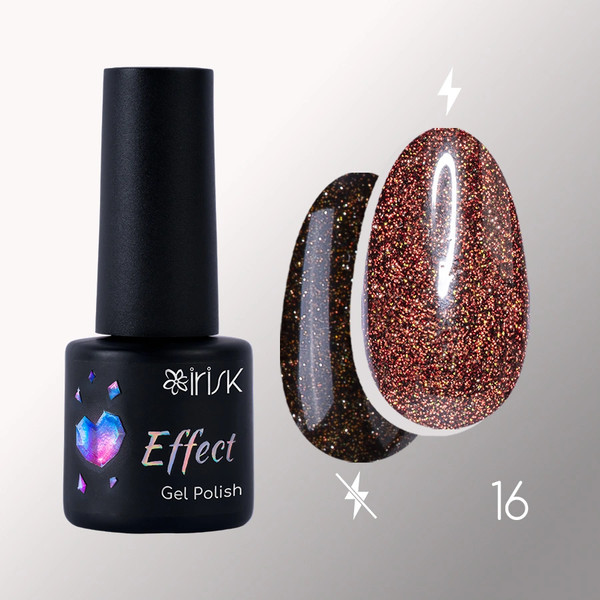 Изображение товара Гель-лак для ногтей IRISK Effect Gel Polish тон 16 (5мл)