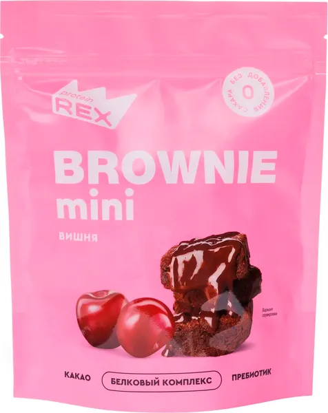 Изображение товара Протеиновые конфеты ProteinRex Брауни Вишневые (120г)