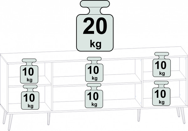 Изображение товара Тумба Woodville ТВ Арден (шиншилла серая)