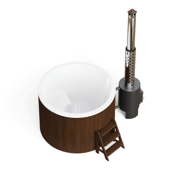 Изображение товара Купель Polarspa Comfort термососна 160 Hot (темный, с аэромассажем)