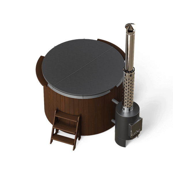 Изображение товара Купель Polarspa Comfort термососна 160 Hot (темный, с аэромассажем)