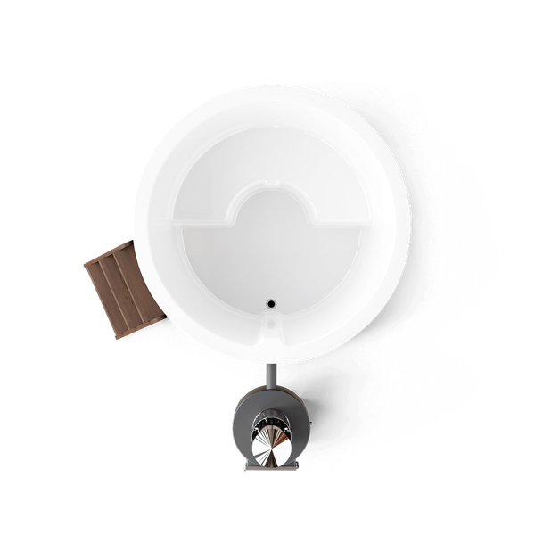 Изображение товара Купель Polarspa Comfort термососна 160 Hot (темный, с аэромассажем)