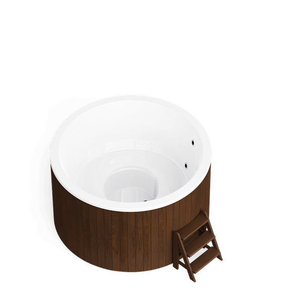 Изображение товара Купель Polarspa Comfort термососна 195 Cold (темный, с аэромассажем)