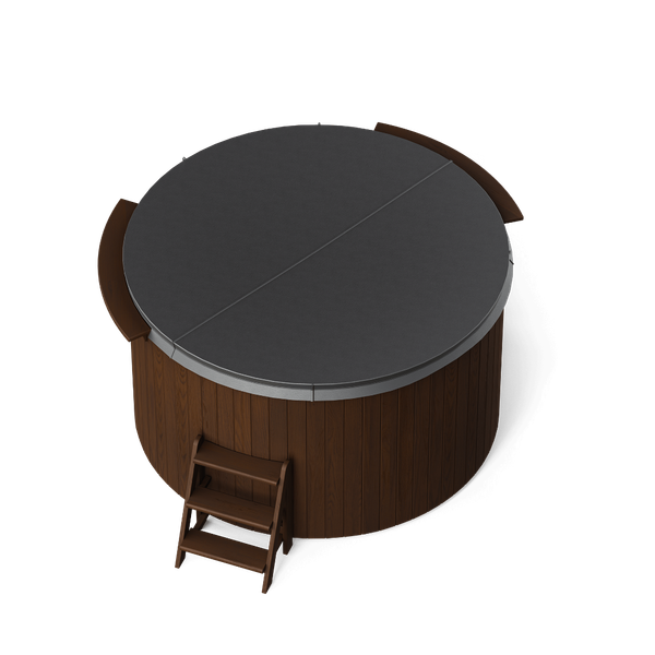 Изображение товара Купель Polarspa Comfort термососна 195 Cold (темный, с аэромассажем и хромотерапией)