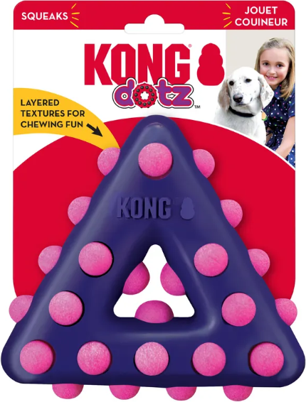 Игрушка для собак KONG Dotz Треугольник Большой / 249467 — фото 6