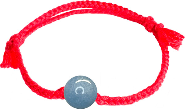 Изображение товара Браслет Wolves Красная нить с аквамарином 2026 (голубой)