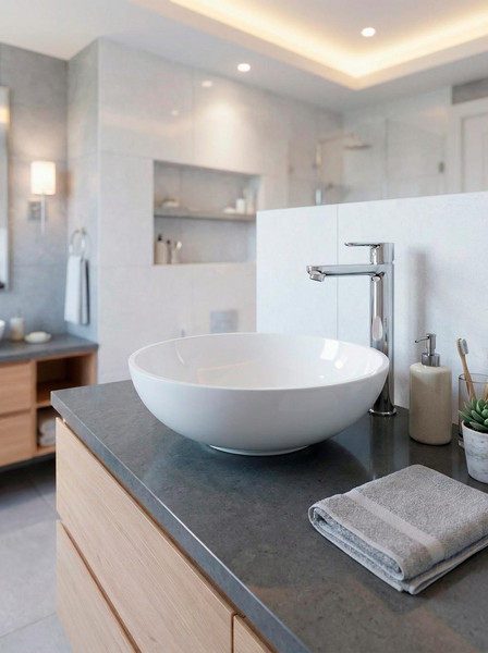 Изображение товара Умывальник Marblan Mira (белый глянцевый, без сифона)