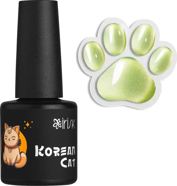 Изображение товара Гель-лак для ногтей IRISK Korean Cat тон 17 Green Neon (10мл)