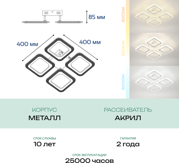 Изображение товара Люстра Truenergy 11184