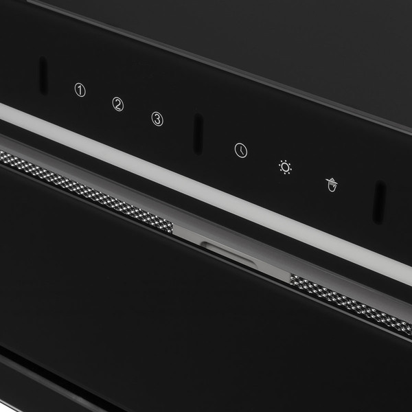 Изображение товара Вытяжка наклонная ZORG Adel 1030 60 S-GC BL (черный)