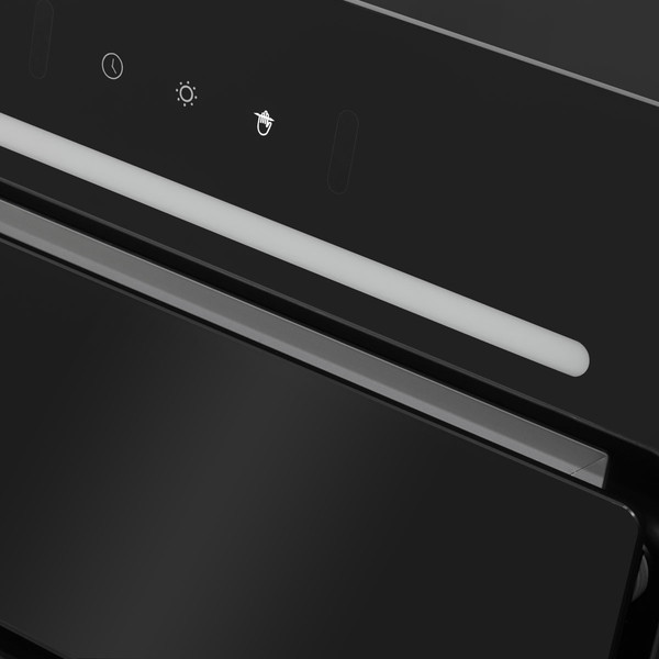 Изображение товара Вытяжка наклонная ZORG Adel 1030 60 S-GC BL (черный)