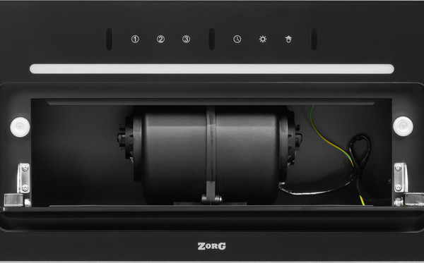 Изображение товара Вытяжка наклонная ZORG Adel 1030 60 S-GC BL (черный)