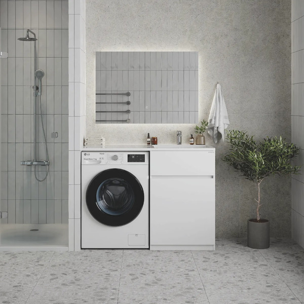 Изображение товара Тумба с умывальником Onika Сорго 58 105804 + Madera Kamilla 120 L
