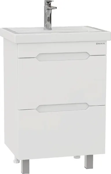 Изображение товара Тумба с умывальником Onika Айленд 60 106160 + Kirovit Фостер 60