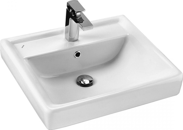 Изображение товара Тумба с умывальником Onika Балтика-Квадро 55.11 105552 + Santek Тигода 55 1WH302126