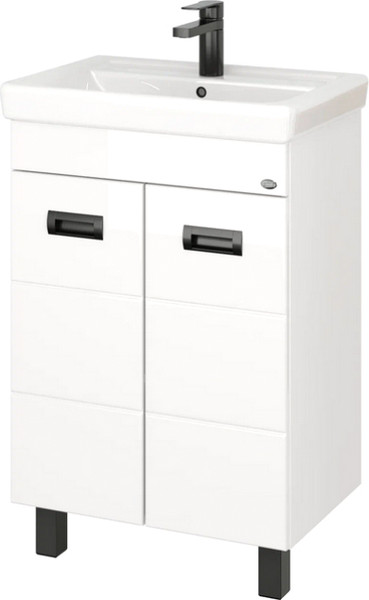 Изображение товара Тумба с умывальником Onika Балтика-Квадро 55.11 105552 + Santek Тигода 55 1WH302126