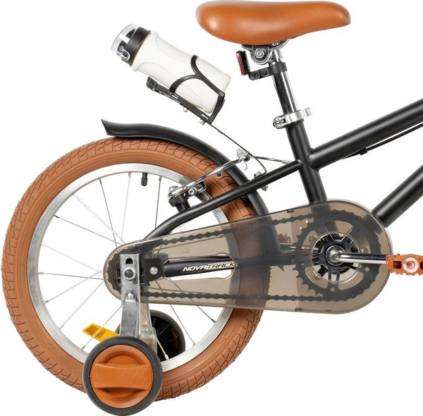 Изображение товара Детский велосипед Novatrack Valiant 163VALIANT.BK6 (черный, разобранный, в коробке)