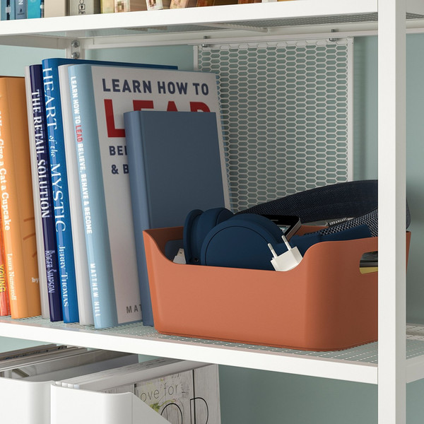 Изображение товара Контейнер для хранения Ikea Uppdatera 606.105.50 (красный/коричневый)