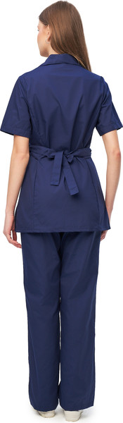 Изображение товара Костюм рабочий УРСУС Медицинский Глория 2 ТОР526-2-340 (56-58/158-164, темно-синий/белый)