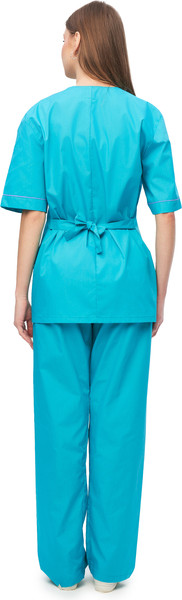 Изображение товара Костюм рабочий УРСУС Медицинский Глория ТОР526-100 (40-42/170-176, бирюзовый/сиреневый)