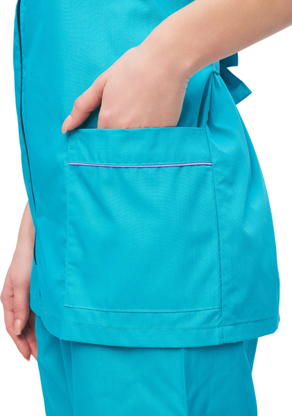 Изображение товара Костюм рабочий УРСУС Медицинский Глория ТОР526-100 (52-54/170-176, бирюзовый/сиреневый)