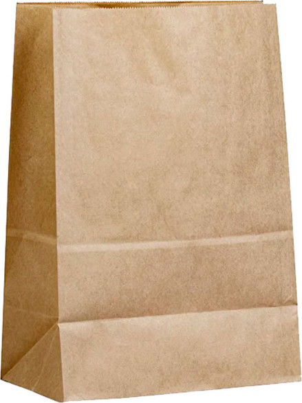 Изображение товара Набор бумажных пакетов Суперпак крафт 50 220x120x290 (500шт)