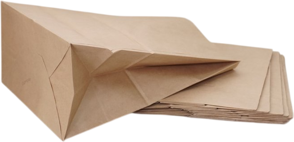 Изображение товара Набор бумажных пакетов Суперпак крафт 70 260x150x340 (400шт)