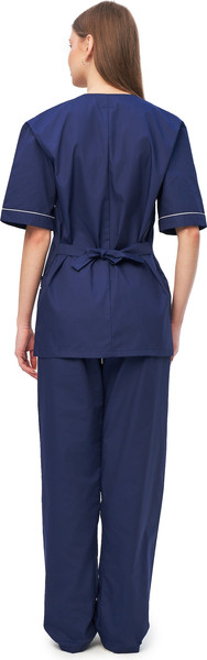 Изображение товара Костюм рабочий УРСУС Медицинский Глория ТОР526-016 (56-58/170-176, темно-синий/белый)