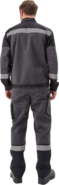 Изображение товара Костюм рабочий УРСУС Волгарь КОС450-Т.СЕРЫЙ/ЧЕРНЫЙ (темно-серый/черный, 56-58/170-176)